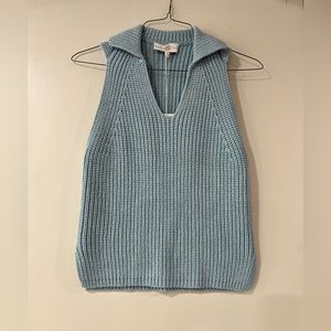 Anna Cate Knit Top in Blue